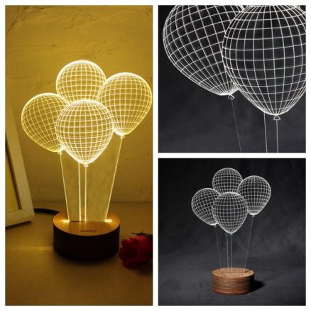 3D Visual LED Small Table Night Light For Holiday Valentine's Day 6
