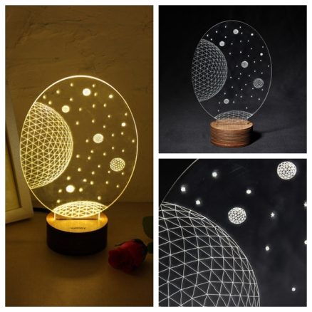 3D Visual LED Small Table Night Light For Holiday Valentine's Day 7