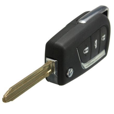 Remote Car Key Fob Cover 3 Button Flip For Toyota Yaris Echo Tarago Camry Rav4 Collara 2