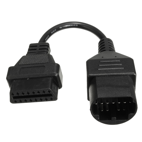 OBD2 Diagnostic Cable Adapter Code Scanner 17pin to 16pin for Mazda Ford Ranger 2