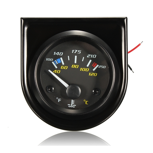 Car Water Temperature Gauge 2 Inch for 12 Volt System Universal 1