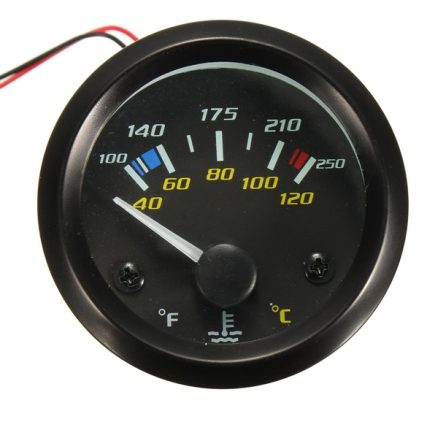 Car Water Temperature Gauge 2 Inch for 12 Volt System Universal 4