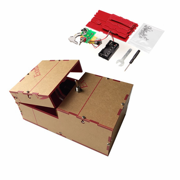 Useless Box DIY Kit Useless Machine Birthday Gift Toys Geek Gadget Fun Office Home Desk Decor 2