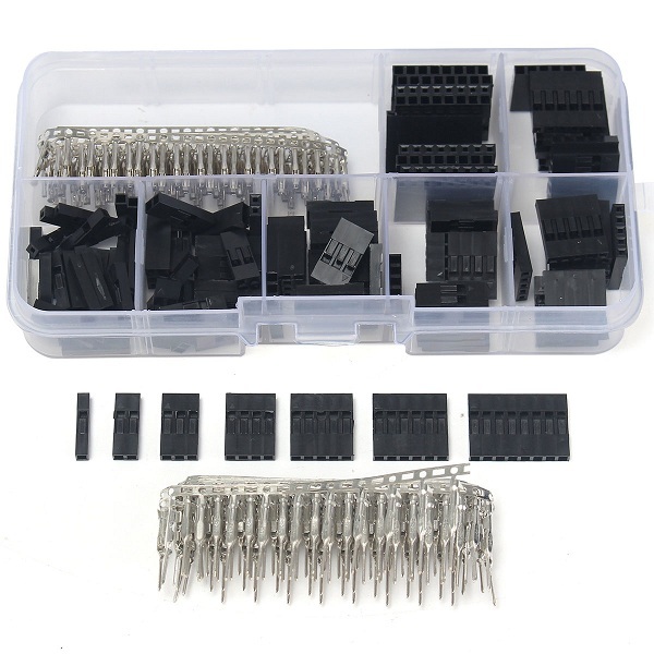 Geekcreit 310pcs 2.54mm Male Female Dupont Wire Jumper With Header Connector Housing Kit 2