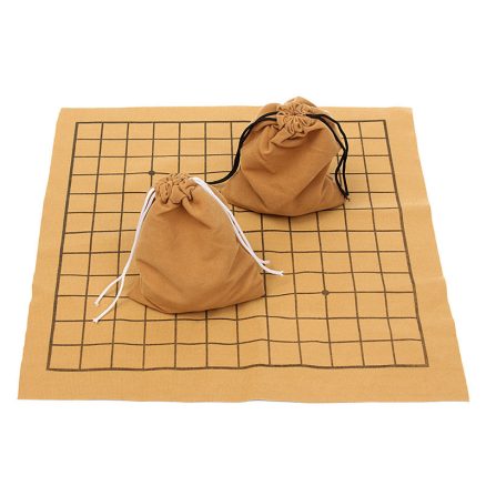 90PCS Go Bang Chess Game Set Suede Leather Sheet Board Children Educational Toy 3