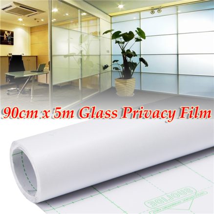 90cm 5M Frosted Window Tint Glass Privacy PVC Film For DIY Home/Office/Store 2