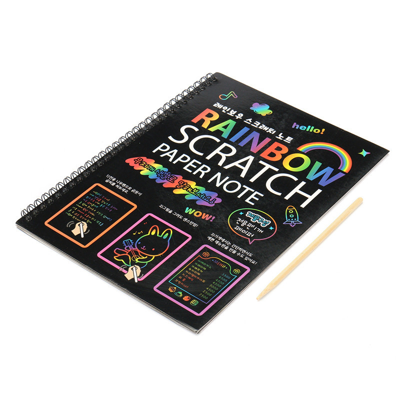 Funny Scratch Children Painting Notebook DIY Drawing Toy Big Blow Painting Children Educational Toys 1 Funny Scratch Children Painting Notebook DIY Drawing Toy Big Blow Painting Children Educational Toys