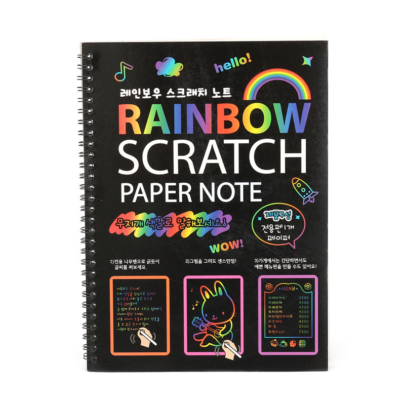 Funny Scratch Children Painting Notebook DIY Drawing Toy Big Blow Painting Children Educational Toys 5 Funny Scratch Children Painting Notebook DIY Drawing Toy Big Blow Painting Children Educational Toys - Image 5