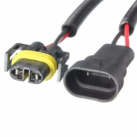 2PCS 9006 To H11 H8 Headlights Conversion Connector Wiring Harness Plug Cable Wires Cables 4