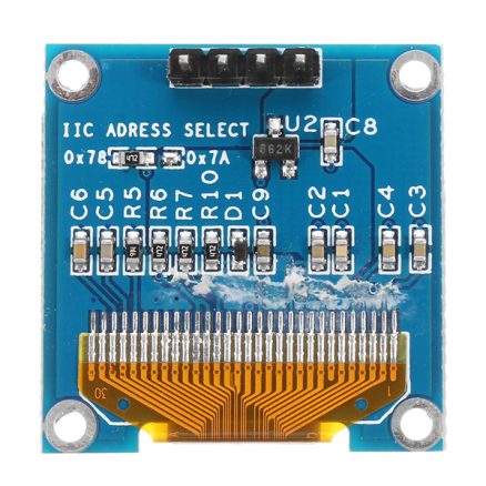 0.96 Inch 4Pin White LED IIC I2C OLED Display With Screen Protection Cover Geekcreit for Arduino - products that work with official Arduino boards 3