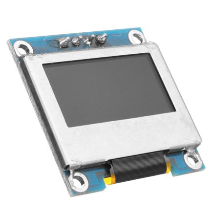 0.96 Inch 4Pin White LED IIC I2C OLED Display With Screen Protection Cover Geekcreit for Arduino - products that work with official Arduino boards 4