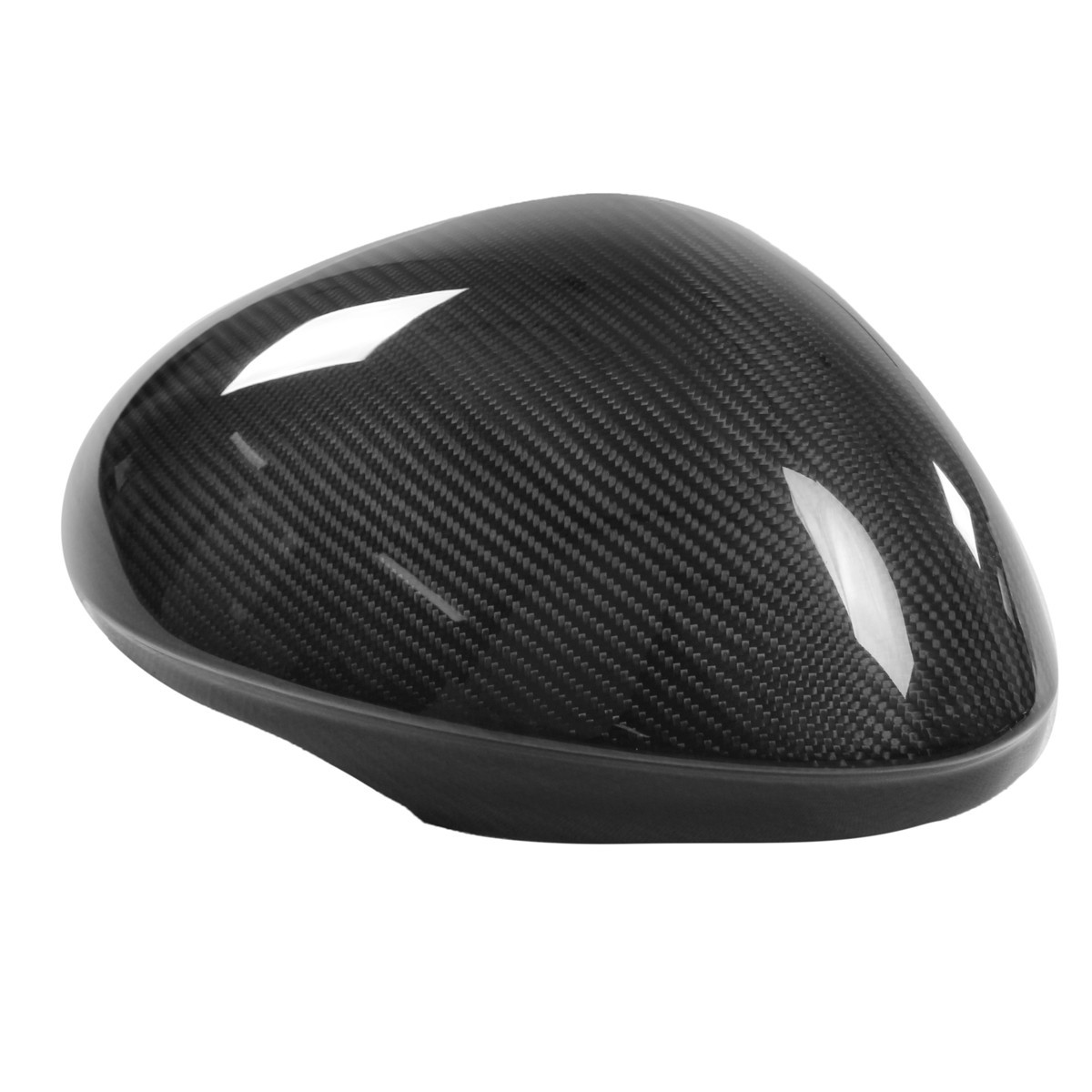 Pair Carbon Fiber Side Mirror Cover Cap for Alfa Romeo Giulia Quadrifoglio 17-18 3 Pair Carbon Fiber Side Mirror Cover Cap for Alfa Romeo Giulia Quadrifoglio 17-18 - Image 3