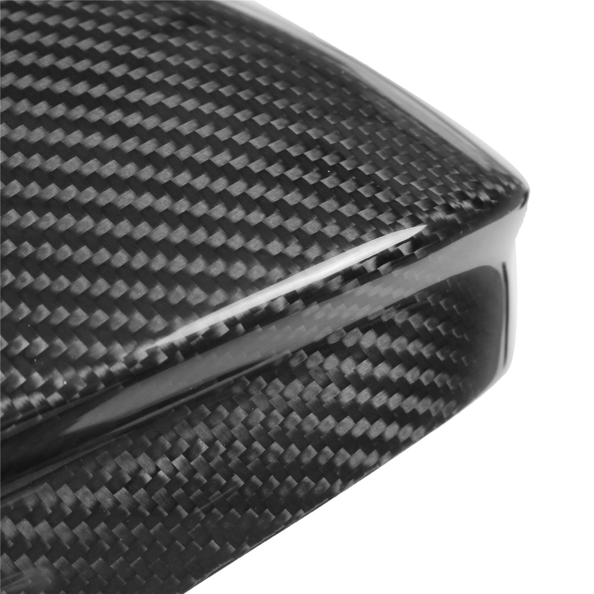 Pair Carbon Fiber Side Mirror Cover Cap for Alfa Romeo Giulia Quadrifoglio 17-18 5 Pair Carbon Fiber Side Mirror Cover Cap for Alfa Romeo Giulia Quadrifoglio 17-18 - Image 5