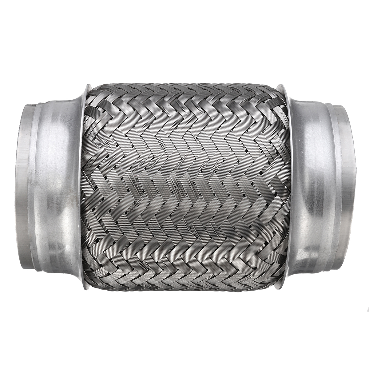 Exhaust Flex Pipe Tube Stainless Steel Double Braid 3 Inch X 6 Inch w/ Ends Flexi 5 Exhaust Flex Pipe Tube Stainless Steel Double Braid 3 Inch X 6 Inch w/ Ends Flexi - Image 5
