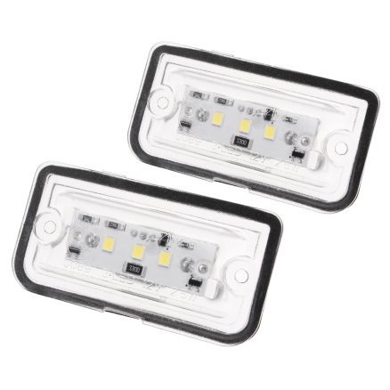 2Pcs 3SMD LED License Plate Lights for Mercedes CLK280 500 W209 C209 02-09 1