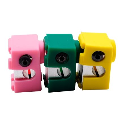 White/Pink/Yellow/Green Universal Hotend Block Insulation Sock Silicone Case For 3D Printer 2