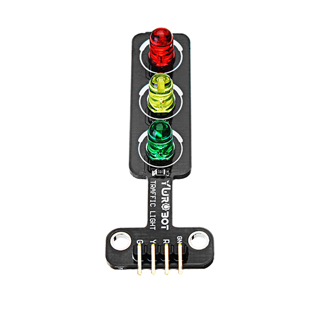 3pcs LED Traffic Light Module Electronic Building Blocks Board 2