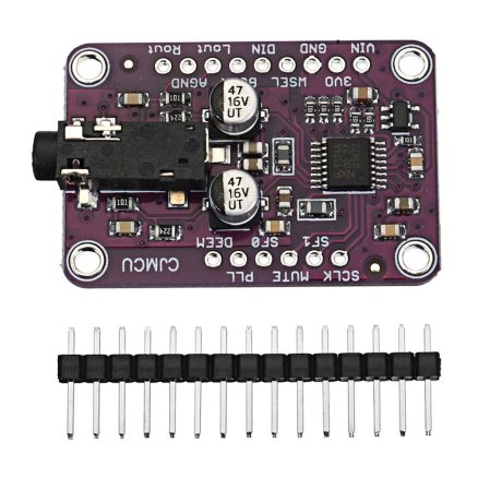 CJMCU-1334 UDA1334A I2S Audio Stereo Decoder Module Board 3.3V - 5V CJMCU for Arduino - products that work with official Arduino boards 3