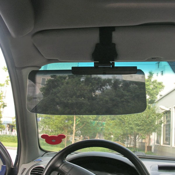 Car Van Shade Sun Visor Extension Glare Mirror Window Sunscreen 2