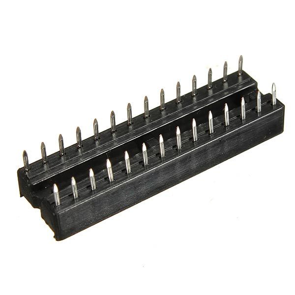 5pcs 2.54mm 28 Pins IC Socket Wide DIP Sockets Adaptor Solder Type 3 5pcs 2.54mm 28 Pins IC Socket Wide DIP Sockets Adaptor Solder Type - Image 3