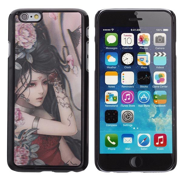 Beauty 3D Patterns Protection Case PC Back Cover For iPhone 6 1