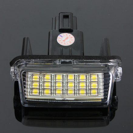 18 LEDs License Number Plate Car Lights Lamp for Toyota Camry Yaris 2
