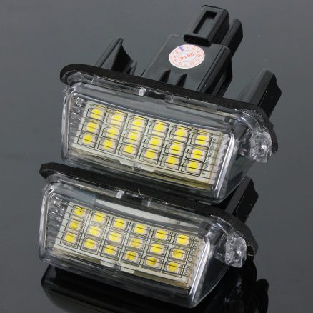 18 LEDs License Number Plate Car Lights Lamp for Toyota Camry Yaris 6