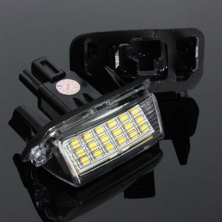 18 LEDs License Number Plate Car Lights Lamp for Toyota Camry Yaris 7