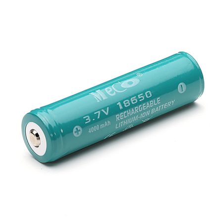 2PCS MECO 3.7v 4000mAh Protected Rechargeable 18650 Li-ion Battery 5