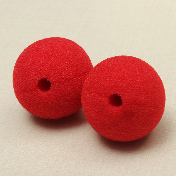 2PCS Close Up Magic Street Trick Soft Sponge Ball Props Clown Nose 3 2PCS Close Up Magic Street Trick Soft Sponge Ball Props Clown Nose - Image 3