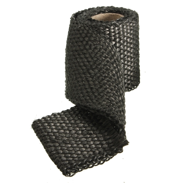 1m 2inch Virgin Glass Fiber Exhaust Pipe Insulation Heat Wrap Tape 5 1m 2inch Virgin Glass Fiber Exhaust Pipe Insulation Heat Wrap Tape - Image 5