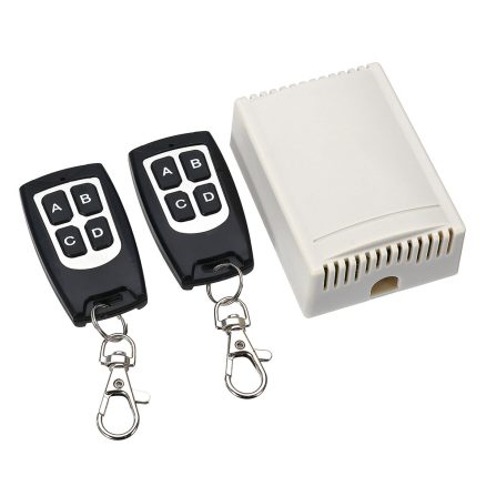 Geekcreit?® 12V 4CH Channel 433Mhz Wireless Remote Control Switch With 2 Transmitter 2