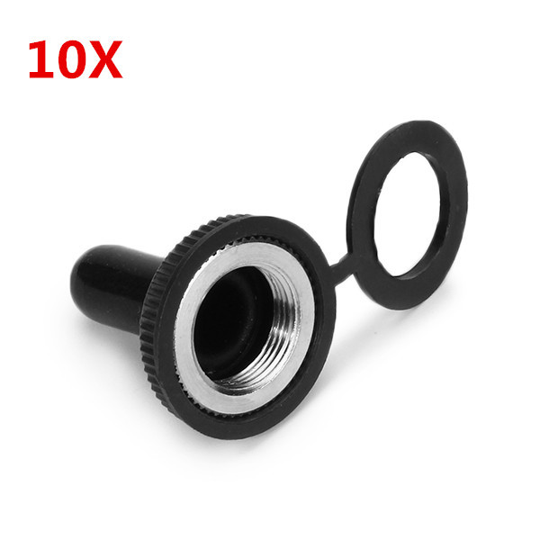 10pcs Wendao Rubber Toggle Switch Waterproof Cover Dustproof Hat Cap Protect 6mm/12mm 2