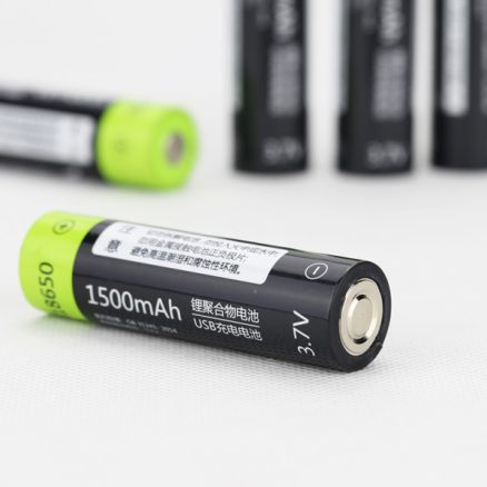 ZNTER 18650 3.7V 1500mAh USB Rechargeable 18650 Lipo Battery 6
