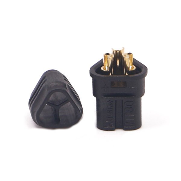 Amass MT30 2mm Banana Plug Three-hole Connector Black Male & Female 1 Pair 5 Amass MT30 2mm Banana Plug Three-hole Connector Black Male & Female 1 Pair - Image 5