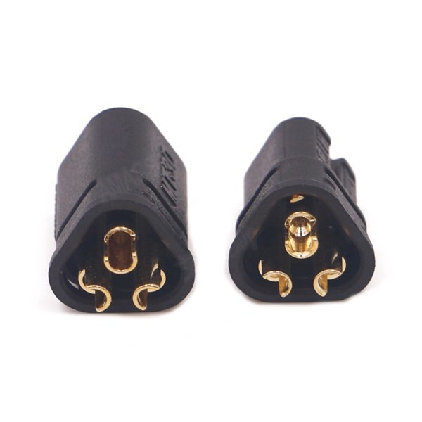 Amass MT30 2mm Banana Plug Three-hole Connector Black Male & Female 1 Pair 7 Amass MT30 2mm Banana Plug Three-hole Connector Black Male & Female 1 Pair - Image 7