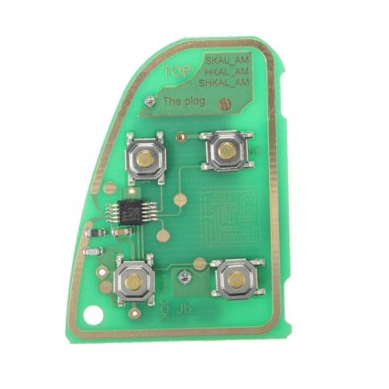 Flip Remote Key Circuit Board 433 Mhz 4 Button for JAGUAR X Type XJ XJR 3