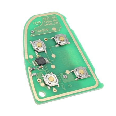 Flip Remote Key Circuit Board 433 Mhz 4 Button for JAGUAR X Type XJ XJR 4
