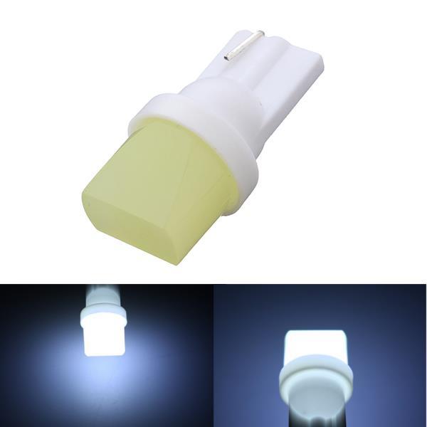 12V T10 COB LED Light Car Side Marker Reading Interior Dome Lamp Bulb Ceramic White 1