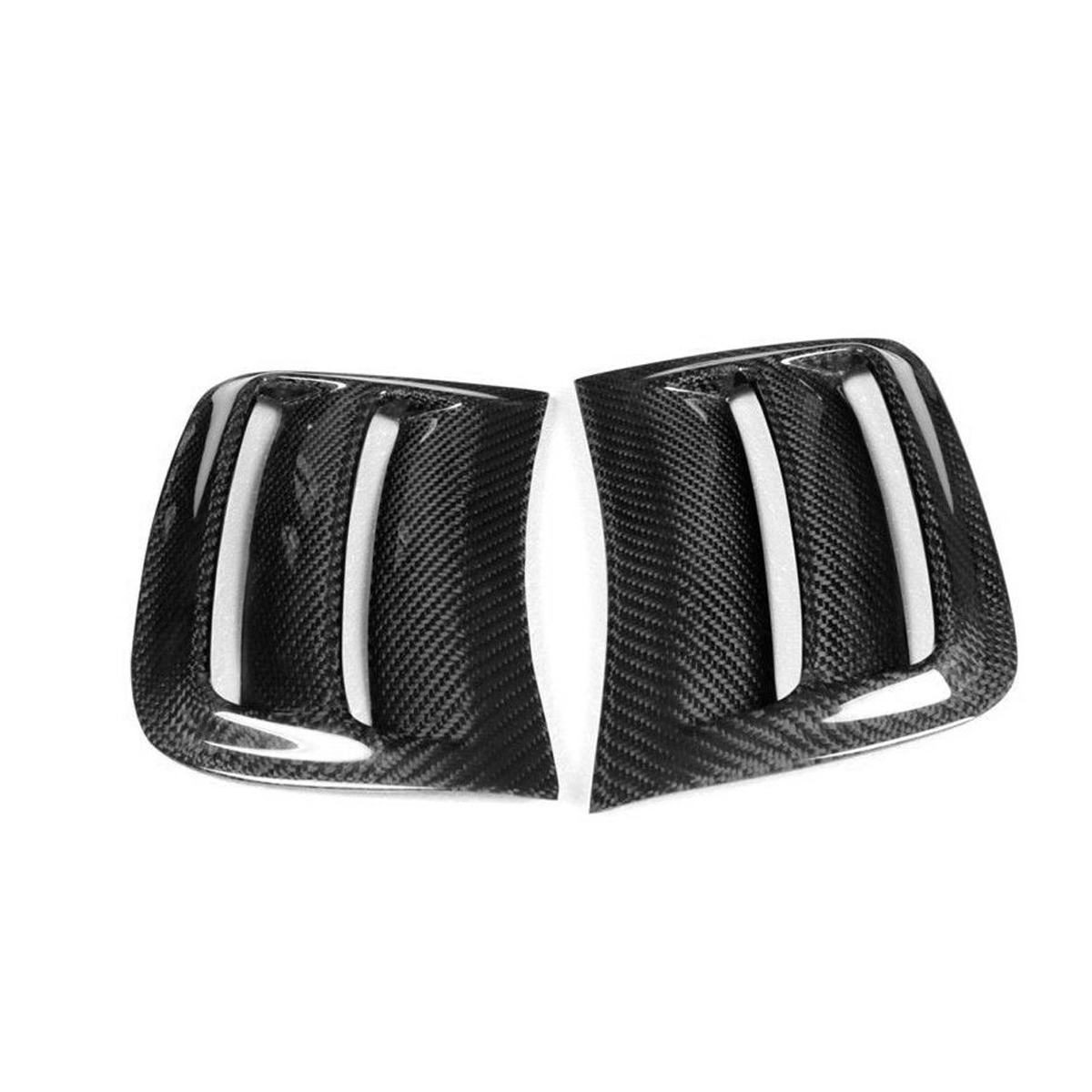 Car Bumper Carbon Fiber Air Vent Duct Cover For Benz W204 C63 AMG 08-11 4 Car Bumper Carbon Fiber Air Vent Duct Cover For Benz W204 C63 AMG 08-11 - Image 4