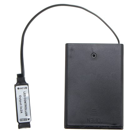 DC4.5V Mini RF Controller Battery Box with 24 Keys Remote Control for RGB LED Strip 3