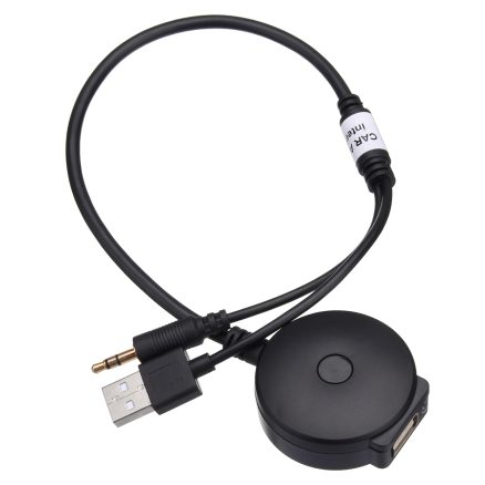 Car bluetooth Audio 3.5mm AUX USB Music Adapter Cable For BMW And Mini Cooper 3