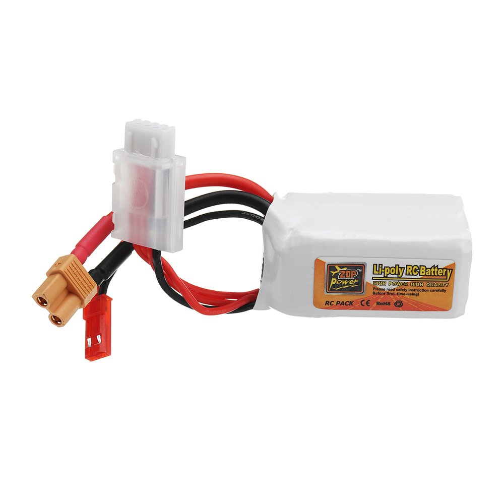 ZOP POWER 11.1V 550mAh 70C 3S Lipo Battery With JST/XT30 Plug For RC Models 2 ZOP POWER 11.1V 550mAh 70C 3S Lipo Battery With JST/XT30 Plug For RC Models - Image 2