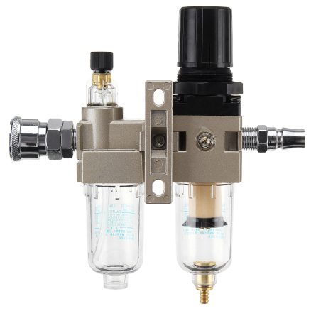 150Psi Manual Pneumatic Air Pressure Filter Regulator Compressor Oil Water Separator 5