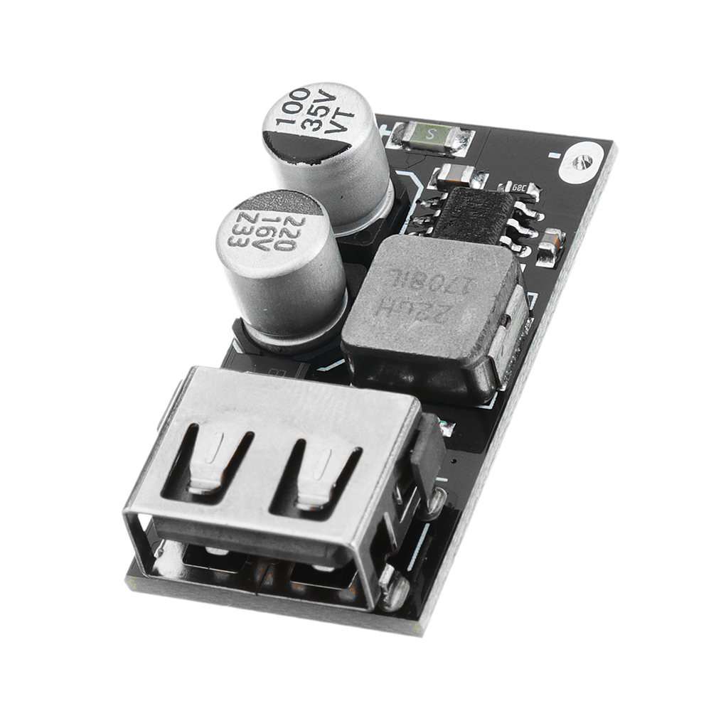 5pcs DC Buck Module 12V24V to QC3.0 Single USB Mobile Charging Board 2