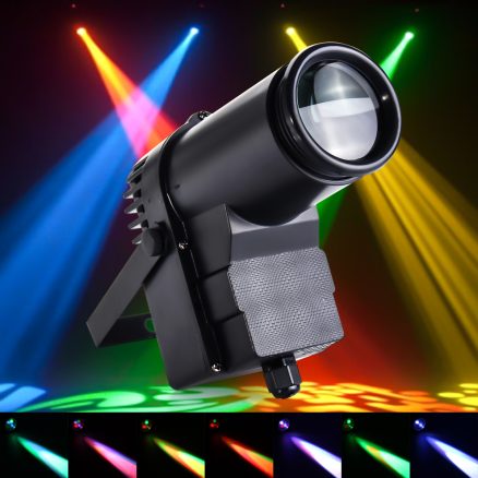 30W RGBW LED DMX512 Stage Light Pinspot Beam Spotlight 6CH For DJ DISCO Party KTV 1