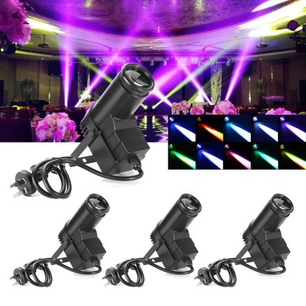 30W RGBW LED DMX512 Stage Light Pinspot Beam Spotlight 6CH For DJ DISCO Party KTV 3