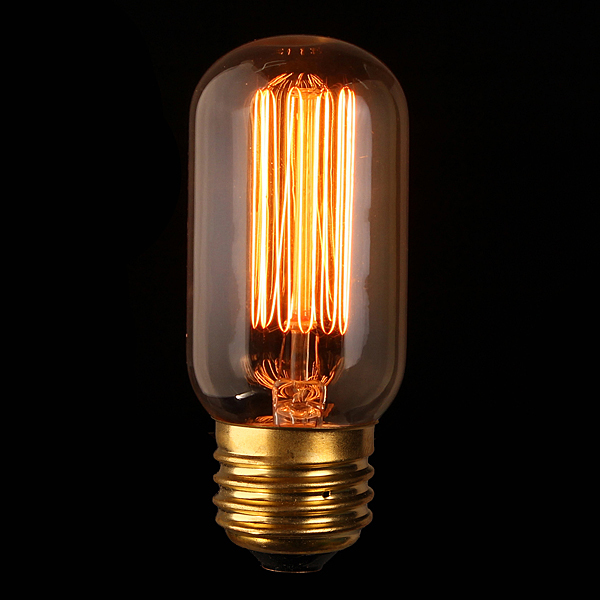 E27 60W Vintage Antique Edison Incandescent Bulb Clear Glass 220V/110V 1