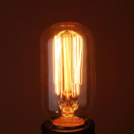 E27 60W Vintage Antique Edison Incandescent Bulb Clear Glass 220V/110V 2