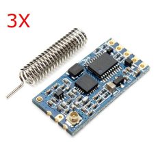 3Pcs Geekcreit?® HC-12 433MHz SI4438 Wireless Serial Module Wireless Transceiver Transmission Serial Communication Data Board Remote 1000M
